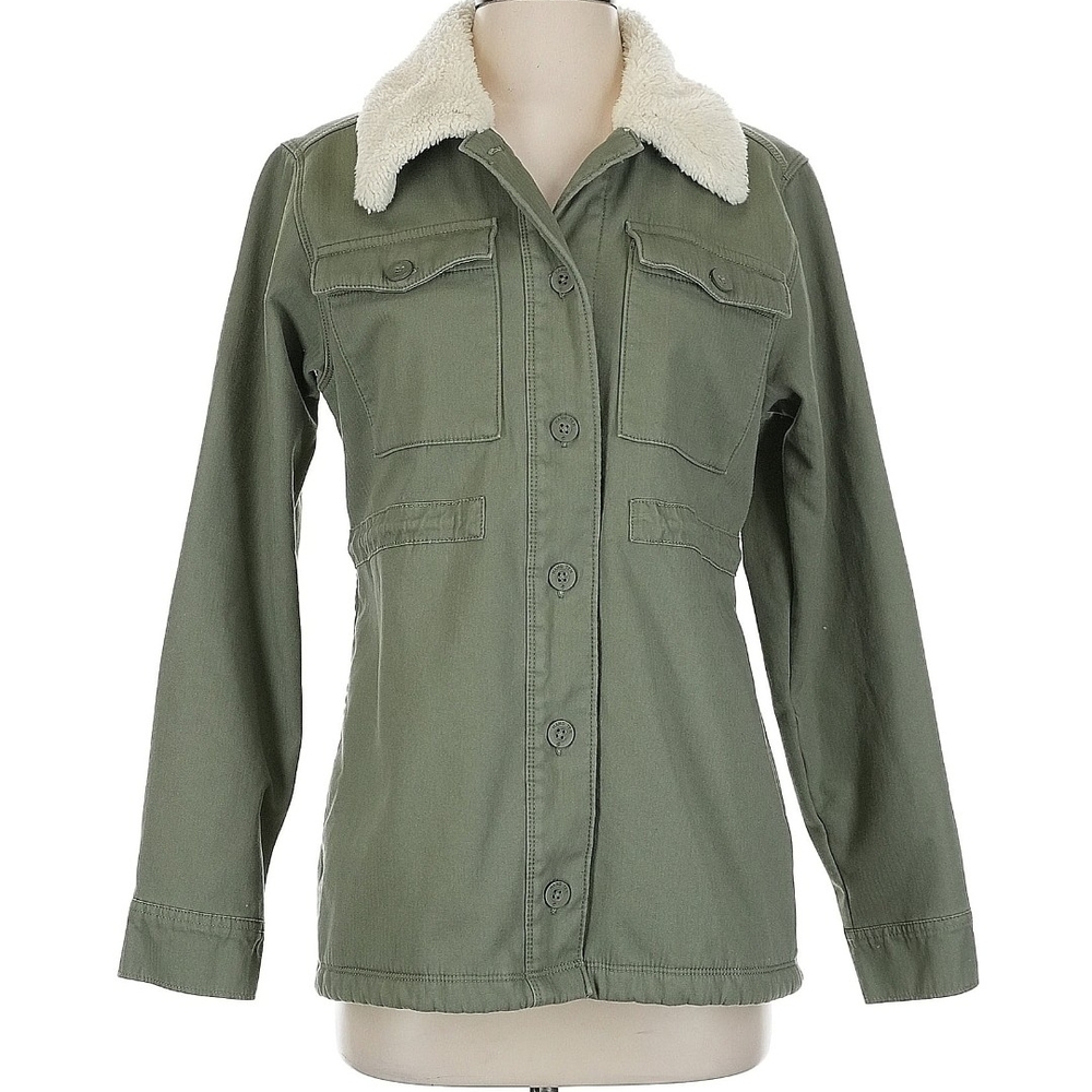 Hang Ten Utility Jacket with Shearling Collar